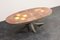 Enameled Lava Stone Coffee Table from Jean Jaffeux, 1960s, Image 11