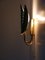 Lampada da parete in ottone a due luci, Germania, anni '50, Immagine 12