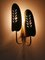 Zwei Wandlampen aus Messing, 1950er 5