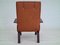 Danish Cognac Leather and Cowhide Armchair, 1970s 13