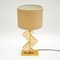 Vintage Brass and Acrylic Table Lamp, Image 2