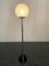 Lámpara de pie de acero y cristal de Murano, años 60, Imagen 3