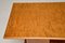 Antique Swedish Satin Birch Coffee / Library Table 6