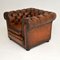 Victorian Style Leather Chesterfield Armchair , 1950s, Image 3