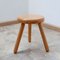 Small Low Pine Stool, 1970s 5