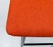 Programm Barhocker mit Orangenfarbenen Sitzen von Frank Guille für Kandya, 1950er, 2er Set 6