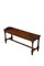 Antique Solid Oak Hall Bench 1