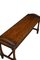 Antique Solid Oak Hall Bench 4