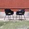 Italian Modern Black Leather Armchairs from Cassina, 1970s, Set of 2, Image 3