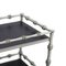 Faux Bamboo Bar Trolley With Faux Slate Shelves, Image 2