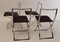 Foldable Luisa Dining Chairs by Marcello Cuneo for Mobel, 1970s, Set of 4, Image 3