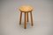 French Pine Stool, 1970s 4