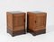 Art Deco Hague School Oak Nightstands, 1920s, Set of 2 4