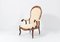 Satinwood Victorian High Back Armchair or Voltaire Chair, 1860s, Image 2