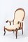 Satinwood Victorian High Back Armchair or Voltaire Chair, 1860s, Image 1