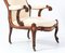 Satinwood Victorian High Back Armchair or Voltaire Chair, 1860s 16