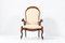 Satinwood Victorian High Back Armchair or Voltaire Chair, 1860s, Image 4