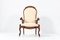 Sedia a schienale alto vittoriana in legno satinato o voltaire, metà XIX secolo, Immagine 4
