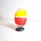 Sculpture Egg in Heavy Glass Polychrome 3