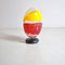 Sculpture Egg in Heavy Glass Polychrome 5