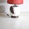 Lámpara de mesa de cerámica esmaltada, años 60, Imagen 4