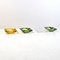 Colored Glass Ashtrays, 1960s, Set of 4 2