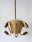 Lámpara colgante o lámpara Sputnik con ocho brazos, años 50, Imagen 3