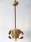 Lámpara colgante o lámpara Sputnik con ocho brazos, años 50, Imagen 1