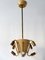 Lámpara colgante o lámpara Sputnik con ocho brazos, años 50, Imagen 8