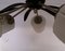 Ceiling Lamp with Black Painted Iron Frame, 1970s, Image 4