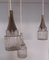 Kaskaden Deckenlampe mit 4 Glasschirmen, 1970er 3