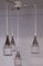 Cascade Ceiling Lamp with 4 Glass Shades, 1970s 2