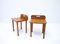 Vintage Swedish Solid Pine Stools, Set of 2 1