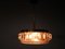 Mid-Century Swedish Brass Ceiling Lamp from Orrefors 3