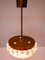 Mid-Century Swedish Brass Ceiling Lamp from Orrefors 1