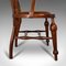 Antiker Englischer Captain's Chair aus Mahagoni 12