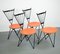 Dining Chairs by Josef Hoffmann for Bonaldo, 1980s, Set of 4 1