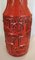 Jarrón rojo de Bodo Mans para Bay Keramik, años 60, Imagen 2