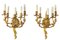 Italian Gilt Bronze Sconces, 1950s, Set of 2 1