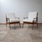 French White Boucle Armchairs, 1960s, Set of 2, Image 1