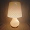 Lámpara de mesa vintage de cristal de Murano, Imagen 6