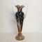 Amphora Murano Glass Vase With Bronze Base, 1970s 3
