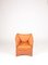 Armchair in Patinated Leather by Mario Bellini for Cassina, 1970s 9