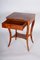 Small Brown Walnut Biedermeier Side Table, Austria, 1830s 8