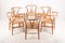 Wishbone Chairs in Patinated Oak by Hans Wegner, 1960s, Set of 6 2