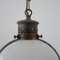 Antique Two Tone French Opaline Pendant Light 6