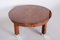 Early 20th Century Art Deco Walnut Low and Wide Coffee Table, 1920s 3