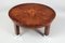Early 20th Century Art Deco Walnut Low and Wide Coffee Table, 1920s 1