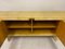 Italian Lacquered Goatskin, Leather and Brass Sideboard, 1970s 6