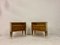 Italian Burl Wood Nightstands, 1950s, Set of 2, Image 9